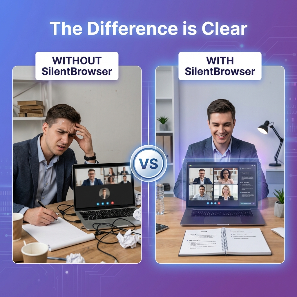 Differece when you use SilentBrowser